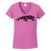 Ladies Heavy Cotton™ 100% Cotton V-Neck T-Shirt Thumbnail