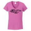 Ladies Heavy Cotton™ 100% Cotton V-Neck T-Shirt Thumbnail