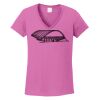 Ladies Heavy Cotton™ 100% Cotton V-Neck T-Shirt Thumbnail