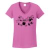 Ladies Heavy Cotton™ 100% Cotton V-Neck T-Shirt Thumbnail