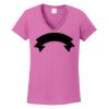Ladies Heavy Cotton™ 100% Cotton V-Neck T-Shirt Thumbnail