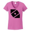 Ladies Heavy Cotton™ 100% Cotton V-Neck T-Shirt Thumbnail