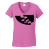 Ladies Heavy Cotton™ 100% Cotton V-Neck T-Shirt Thumbnail