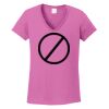 Ladies Heavy Cotton™ 100% Cotton V-Neck T-Shirt Thumbnail