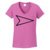 Ladies Heavy Cotton™ 100% Cotton V-Neck T-Shirt Thumbnail
