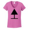 Ladies Heavy Cotton™ 100% Cotton V-Neck T-Shirt Thumbnail
