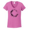 Ladies Heavy Cotton™ 100% Cotton V-Neck T-Shirt Thumbnail