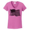 Ladies Heavy Cotton™ 100% Cotton V-Neck T-Shirt Thumbnail