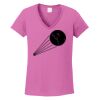 Ladies Heavy Cotton™ 100% Cotton V-Neck T-Shirt Thumbnail