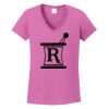 Ladies Heavy Cotton™ 100% Cotton V-Neck T-Shirt Thumbnail
