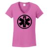 Ladies Heavy Cotton™ 100% Cotton V-Neck T-Shirt Thumbnail