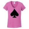 Ladies Heavy Cotton™ 100% Cotton V-Neck T-Shirt Thumbnail