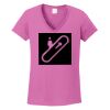 Ladies Heavy Cotton™ 100% Cotton V-Neck T-Shirt Thumbnail