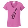 Ladies Heavy Cotton™ 100% Cotton V-Neck T-Shirt Thumbnail