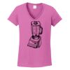 Ladies Heavy Cotton™ 100% Cotton V-Neck T-Shirt Thumbnail