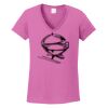 Ladies Heavy Cotton™ 100% Cotton V-Neck T-Shirt Thumbnail