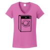 Ladies Heavy Cotton™ 100% Cotton V-Neck T-Shirt Thumbnail