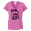 Ladies Heavy Cotton™ 100% Cotton V-Neck T-Shirt Thumbnail