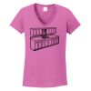 Ladies Heavy Cotton™ 100% Cotton V-Neck T-Shirt Thumbnail