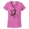 Ladies Heavy Cotton™ 100% Cotton V-Neck T-Shirt Thumbnail