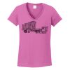 Ladies Heavy Cotton™ 100% Cotton V-Neck T-Shirt Thumbnail
