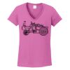 Ladies Heavy Cotton™ 100% Cotton V-Neck T-Shirt Thumbnail