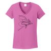 Ladies Heavy Cotton™ 100% Cotton V-Neck T-Shirt Thumbnail