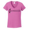 Ladies Heavy Cotton™ 100% Cotton V-Neck T-Shirt Thumbnail