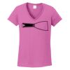 Ladies Heavy Cotton™ 100% Cotton V-Neck T-Shirt Thumbnail