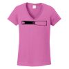 Ladies Heavy Cotton™ 100% Cotton V-Neck T-Shirt Thumbnail