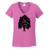 Ladies Heavy Cotton™ 100% Cotton V-Neck T-Shirt Thumbnail