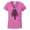 Ladies Heavy Cotton™ 100% Cotton V-Neck T-Shirt Thumbnail