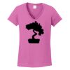 Ladies Heavy Cotton™ 100% Cotton V-Neck T-Shirt Thumbnail