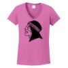 Ladies Heavy Cotton™ 100% Cotton V-Neck T-Shirt Thumbnail