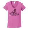 Ladies Heavy Cotton™ 100% Cotton V-Neck T-Shirt Thumbnail