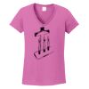 Ladies Heavy Cotton™ 100% Cotton V-Neck T-Shirt Thumbnail