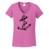 Ladies Heavy Cotton™ 100% Cotton V-Neck T-Shirt Thumbnail