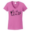 Ladies Heavy Cotton™ 100% Cotton V-Neck T-Shirt Thumbnail