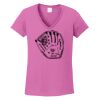 Ladies Heavy Cotton™ 100% Cotton V-Neck T-Shirt Thumbnail
