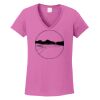 Ladies Heavy Cotton™ 100% Cotton V-Neck T-Shirt Thumbnail