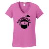 Ladies Heavy Cotton™ 100% Cotton V-Neck T-Shirt Thumbnail