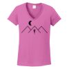 Ladies Heavy Cotton™ 100% Cotton V-Neck T-Shirt Thumbnail