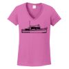 Ladies Heavy Cotton™ 100% Cotton V-Neck T-Shirt Thumbnail