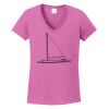 Ladies Heavy Cotton™ 100% Cotton V-Neck T-Shirt Thumbnail