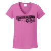 Ladies Heavy Cotton™ 100% Cotton V-Neck T-Shirt Thumbnail