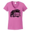 Ladies Heavy Cotton™ 100% Cotton V-Neck T-Shirt Thumbnail