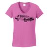 Ladies Heavy Cotton™ 100% Cotton V-Neck T-Shirt Thumbnail