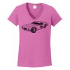 Ladies Heavy Cotton™ 100% Cotton V-Neck T-Shirt Thumbnail