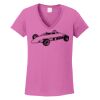 Ladies Heavy Cotton™ 100% Cotton V-Neck T-Shirt Thumbnail