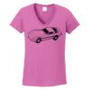 Ladies Heavy Cotton™ 100% Cotton V-Neck T-Shirt Thumbnail